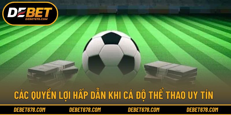 Các quyền lợi hấp dẫn khi cá độ thể thao uy tín